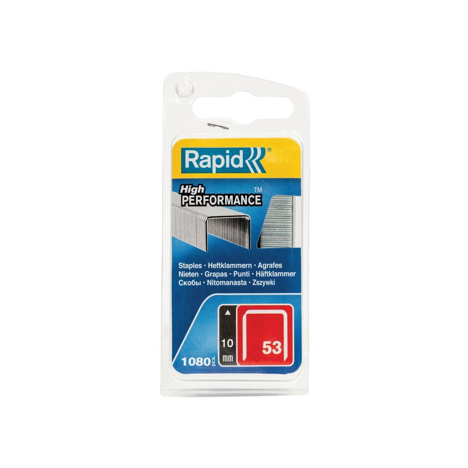 Rapid 53 Series Galvanised Staples H - Galvanised