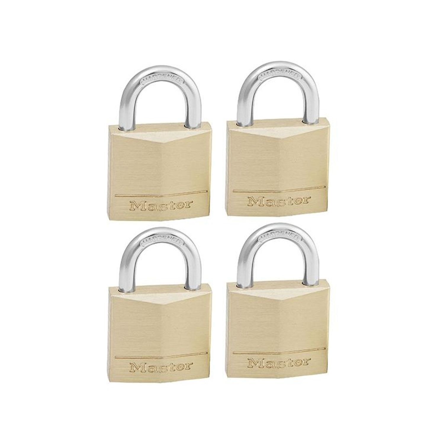 Master Lock Solid Brass Padlocks Double Lever E - Multi Colour