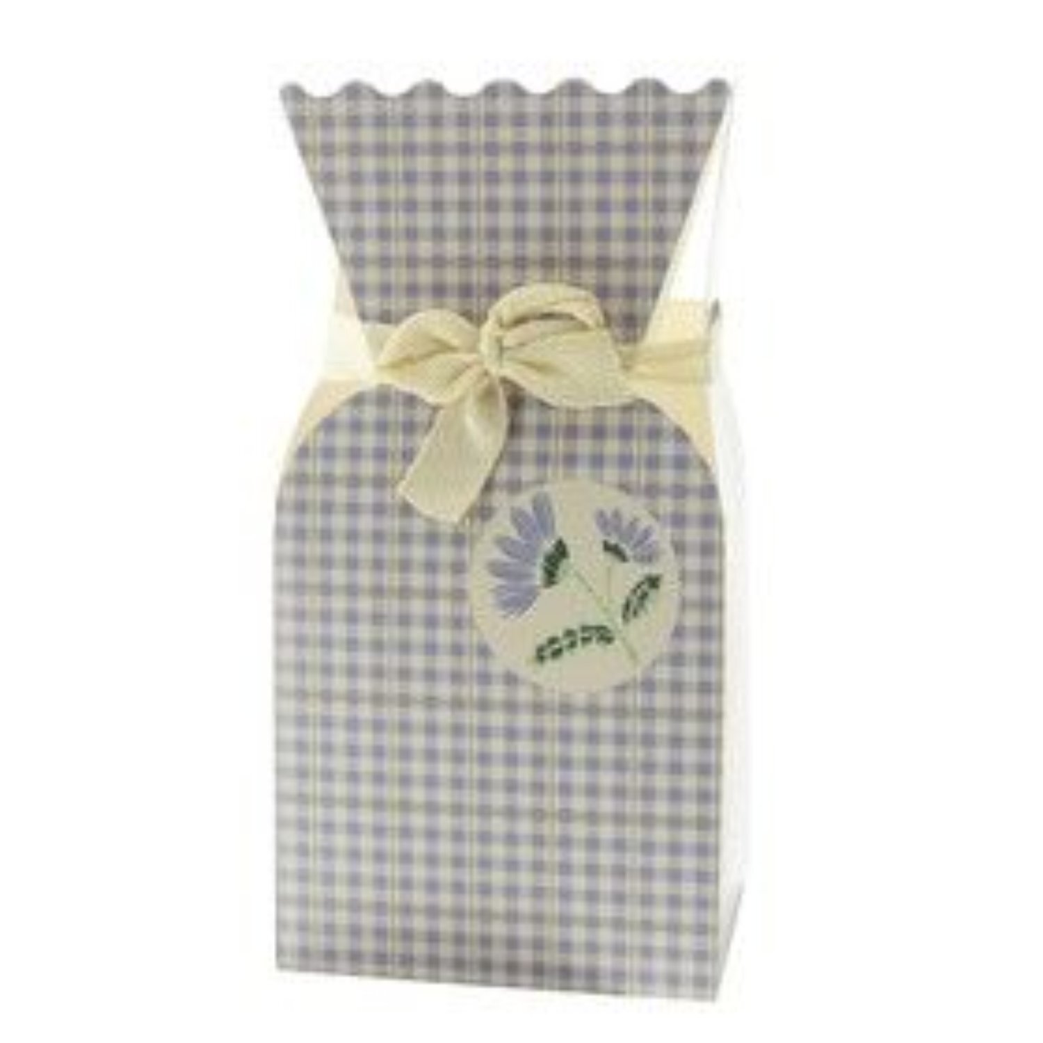 Kdmd Unisex Lilac Spring Gingham Bouquet Box - Image 2