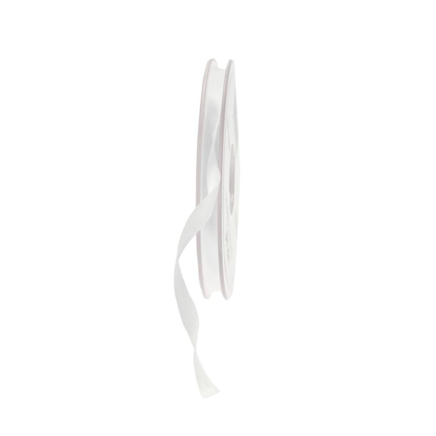  - Satin Ribbon 6mm 5 PackWhite - Image 3