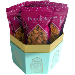Savoury Treat Box Gift Hamper - Tan.