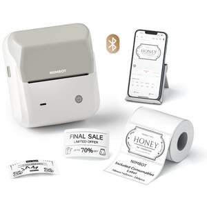 B31 Bluetooth Label Printer with Label Roll