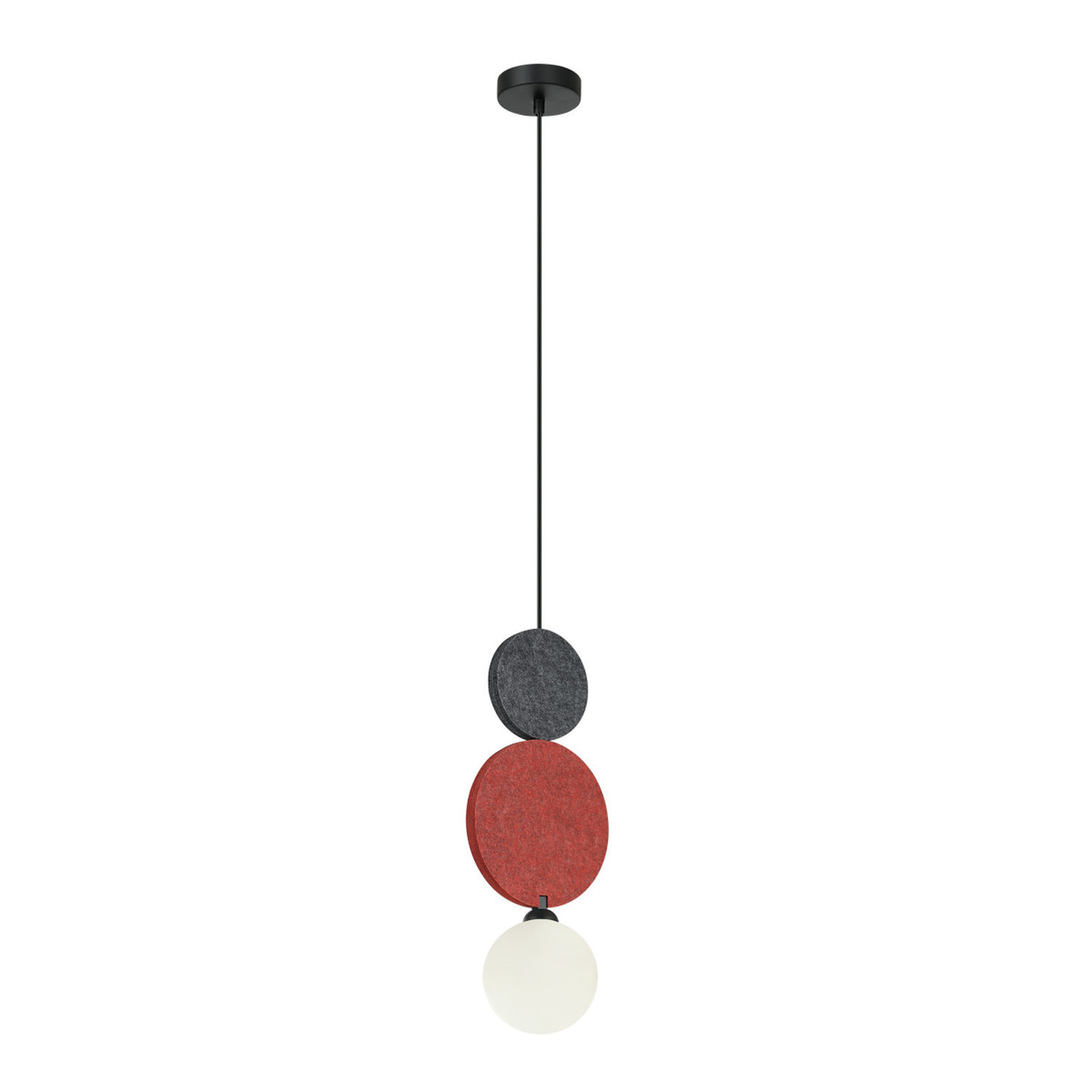 Italux Lighting Andrea Pendant Light Grey - Grey