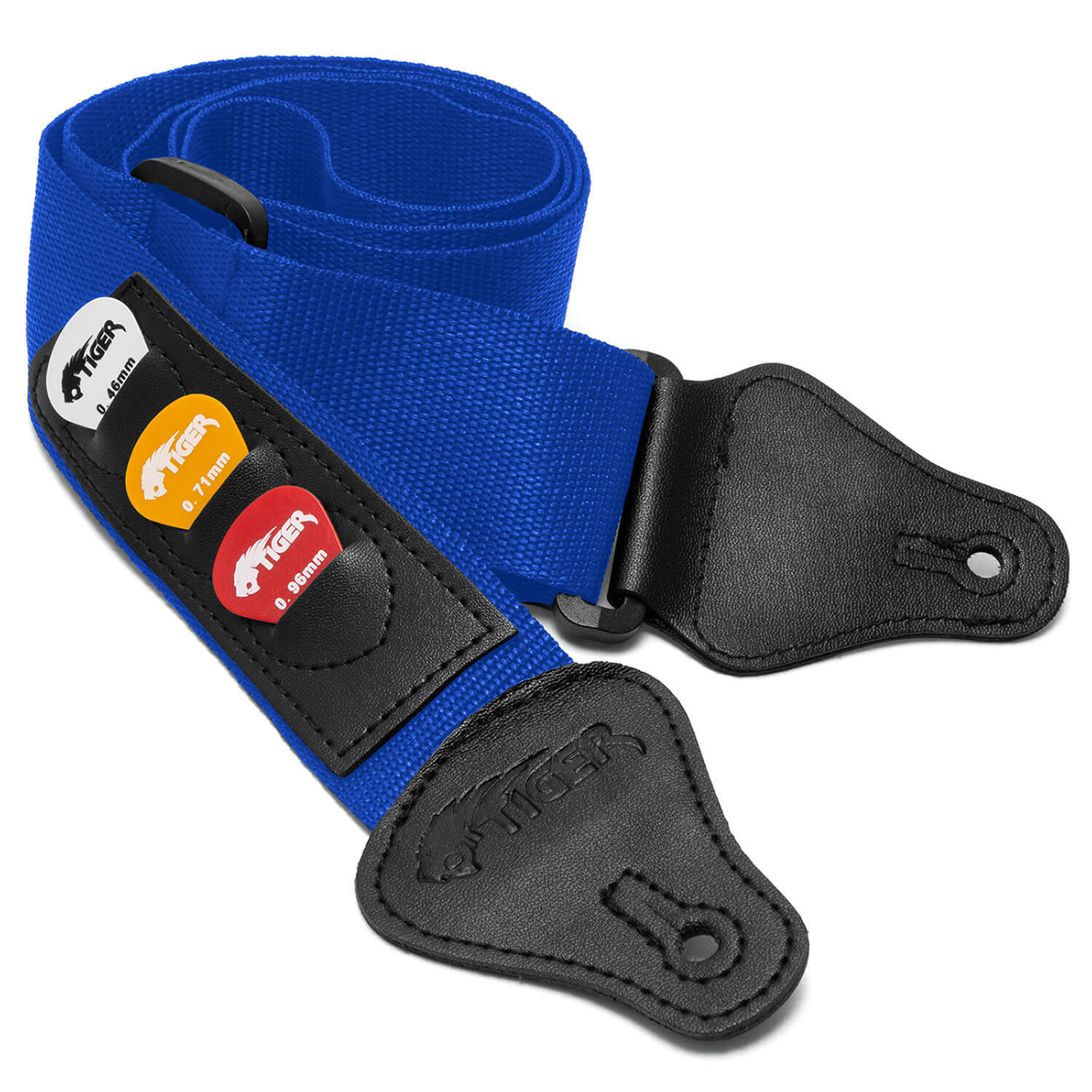 B&Q -  Guitar Strap With Pick Holders & Picks - Image 2