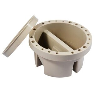 Paint Brush Tub with Lid - 16.5cm