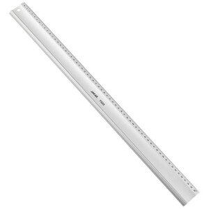 Aluminium Ruler with Ridge - 60cm