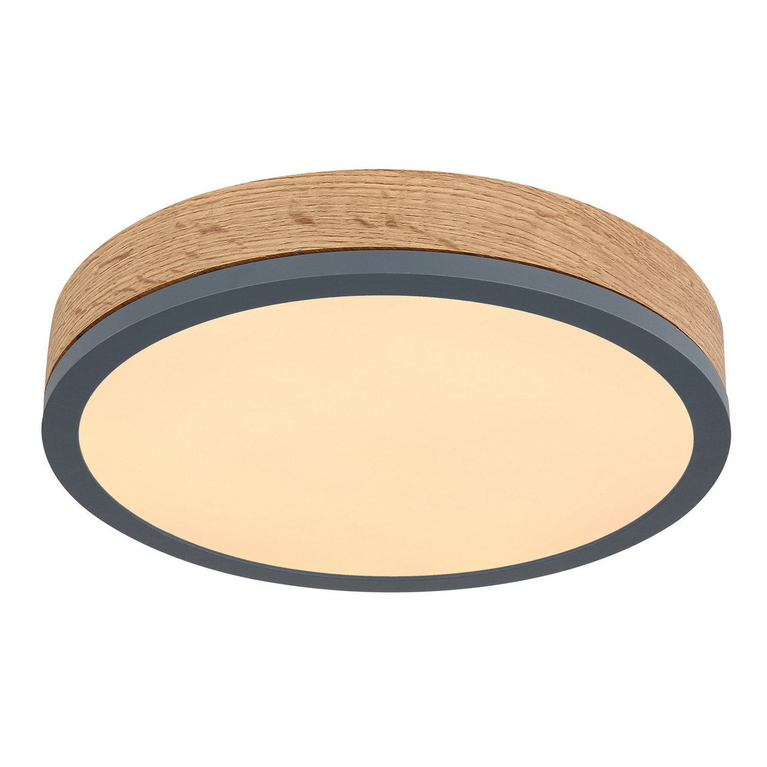 B&Q - Luminosa Doro 30Cm Flush Ceiling Light Graphite Led 3000K - Image 2