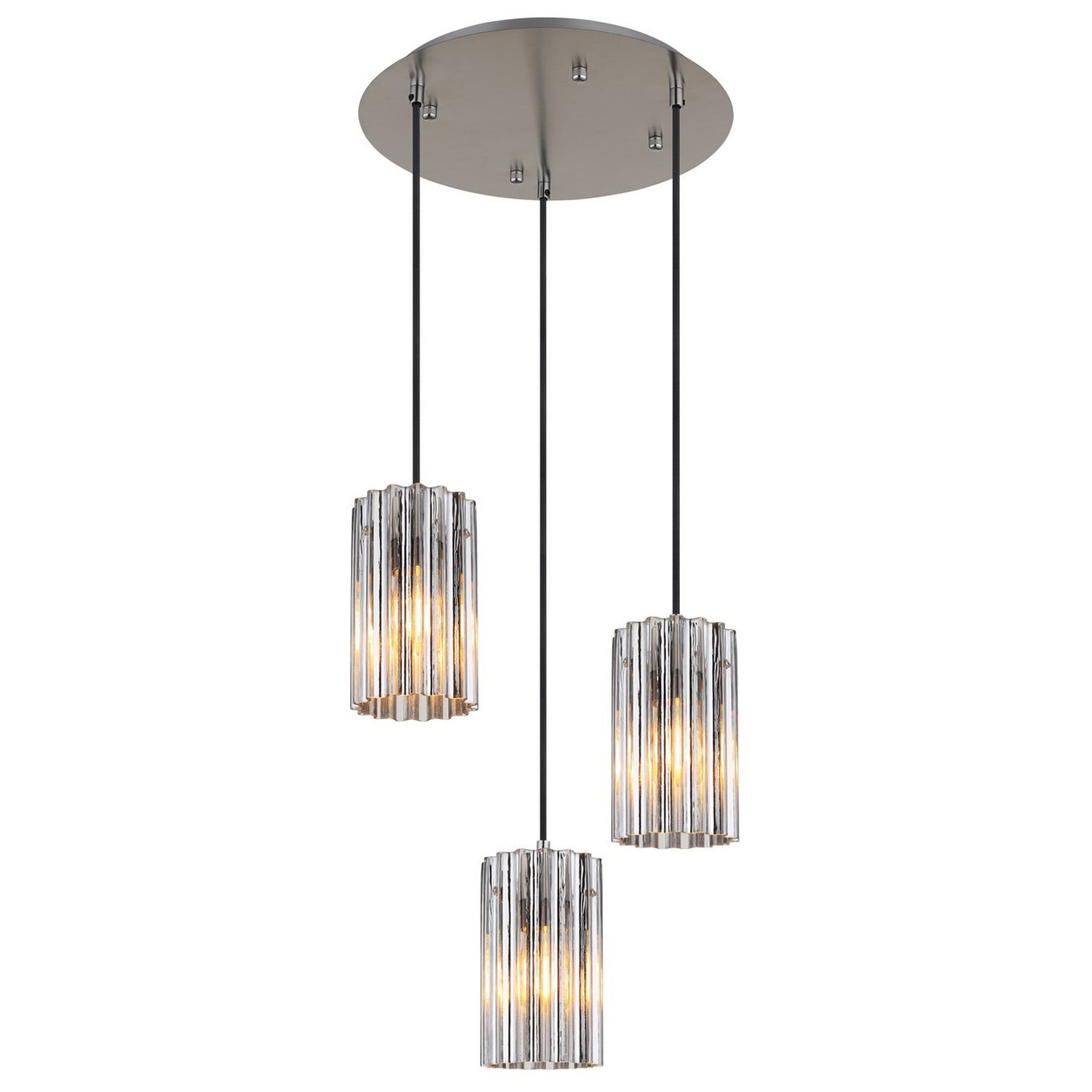 Globo Lighting Cayden Pendant Light Nickel