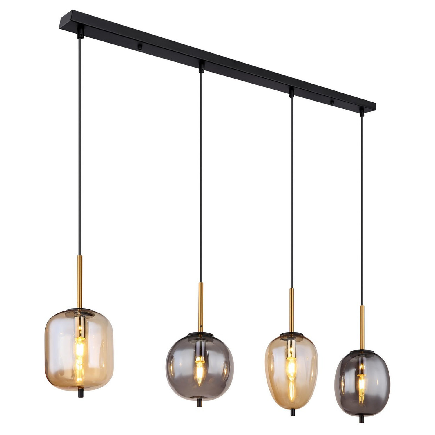Globo Lighting Blacky Pendant Light Black