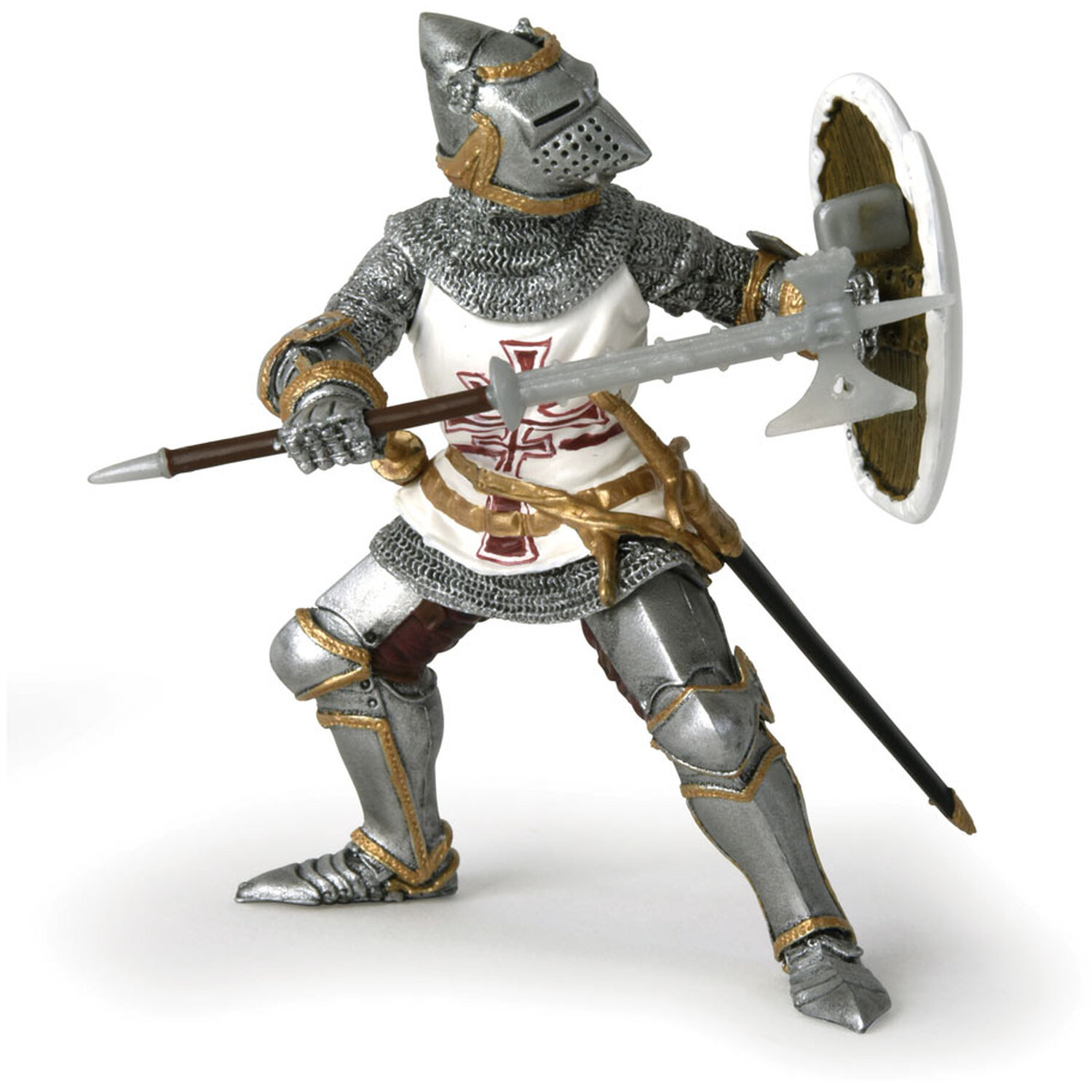 Image of PAPO Fantasy World Germanic Knight Toy Figure - Grey