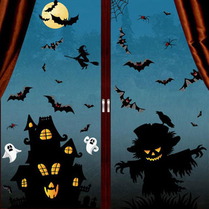 Set of 3 Halloween Decoration Stickers