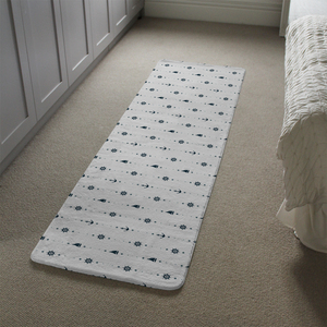 Anchor Wheel Sailboat Runner Rug
