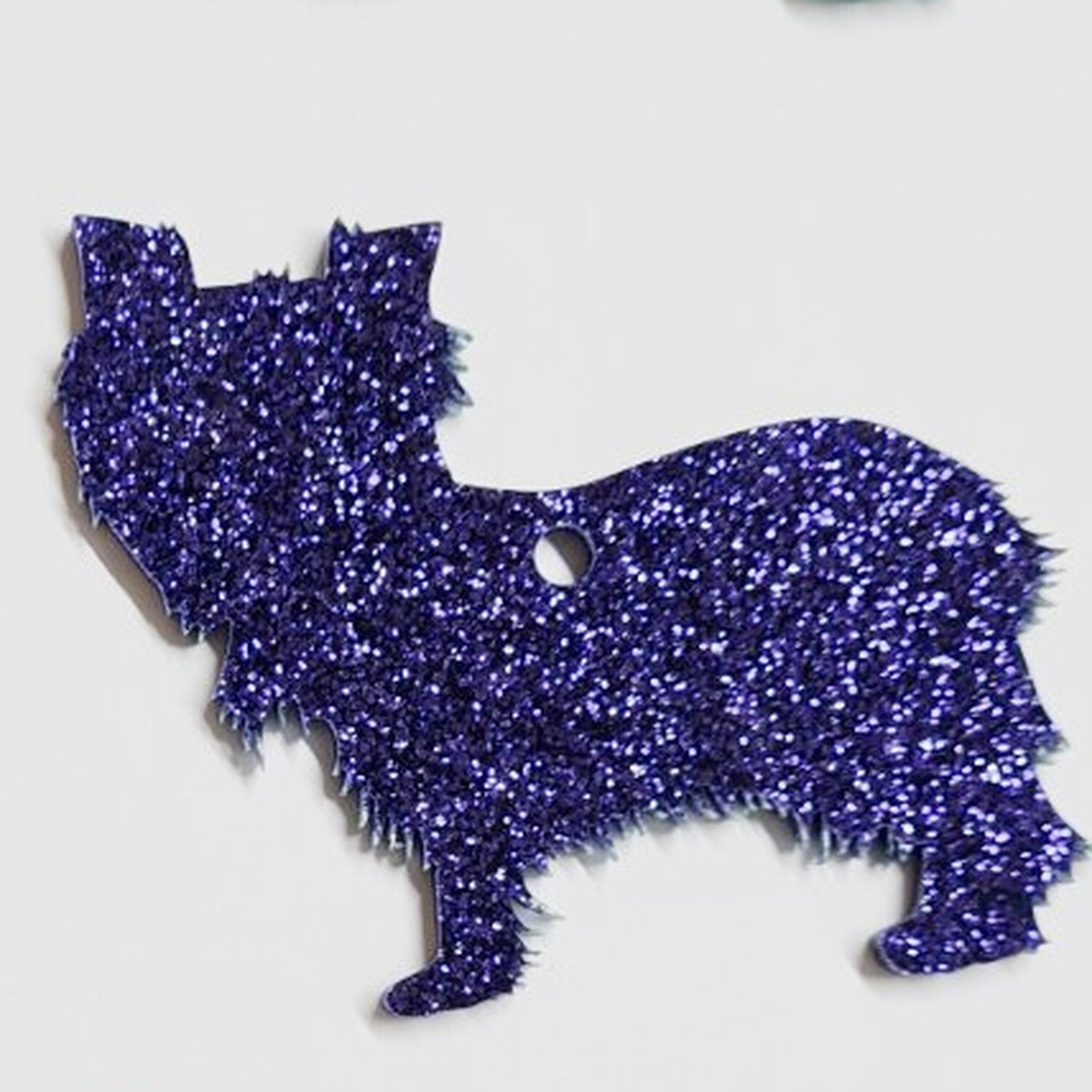 Collana Yorkshire Terrier In Zirconi – Ciondolo Glitter Con Scatola Bianca, Elegante Regalo Per Donna E Ragazza, Gioiello Animalier
