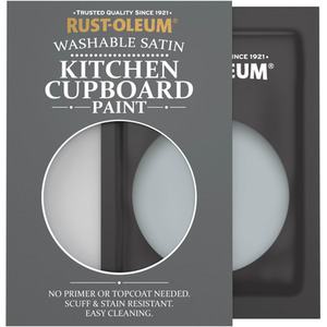 Rust-Oleum Kitchen Cupboard Satin Finish Tester Sachet - Mineral Grey 10ml