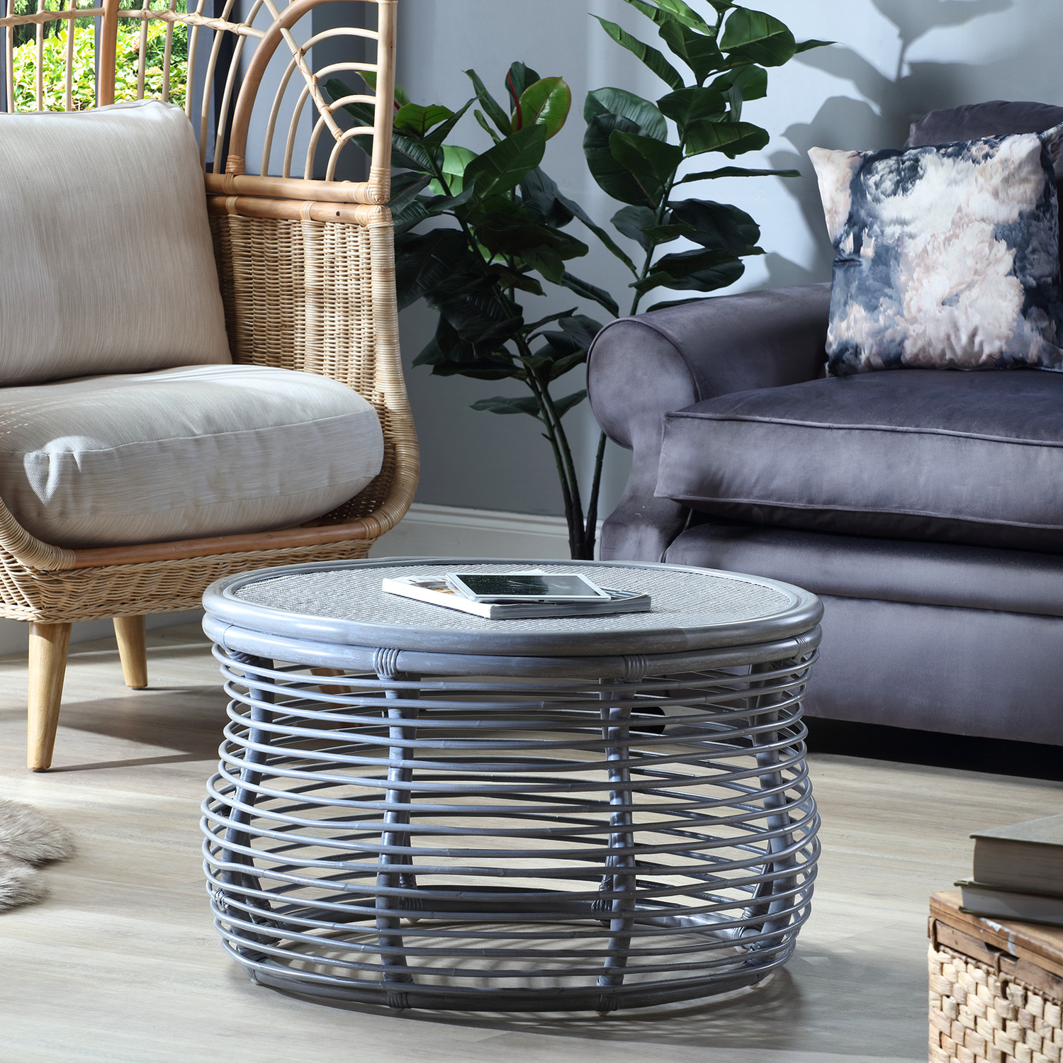 Royal Round Coffee Table Grey - Grey