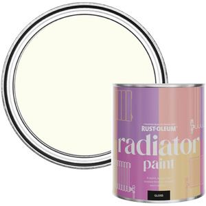 Rust-Oleum Radiator Paint in Gloss Finish - Porcelain 750ml