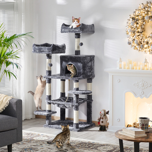 Large Cat Tree with Scratching Posts