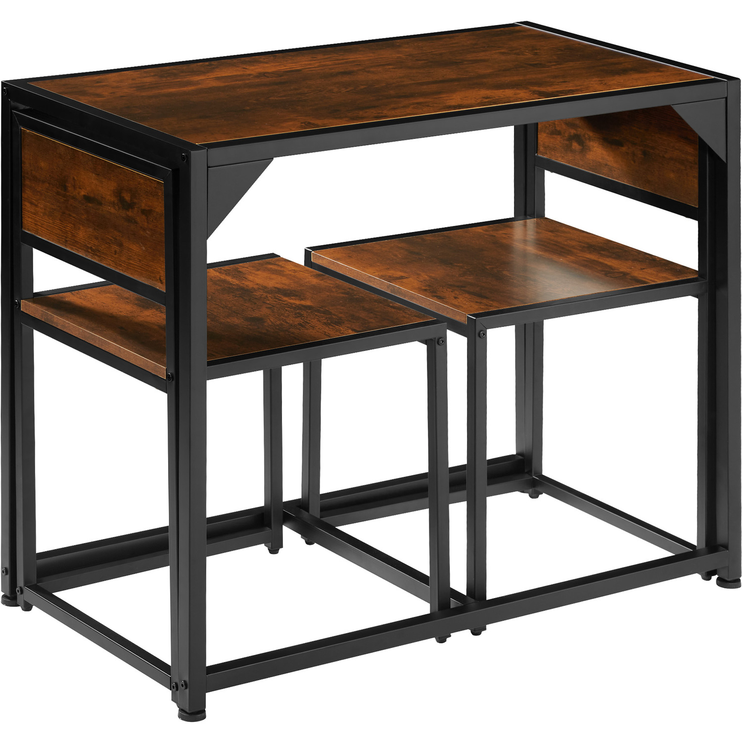 Dining Table and Chairs Milton - Industrial Dark thumbnail