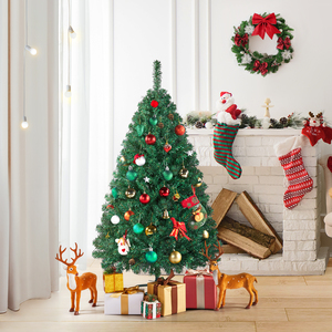 Yaheetech Hinged Spruce Artificial Christmas Tree