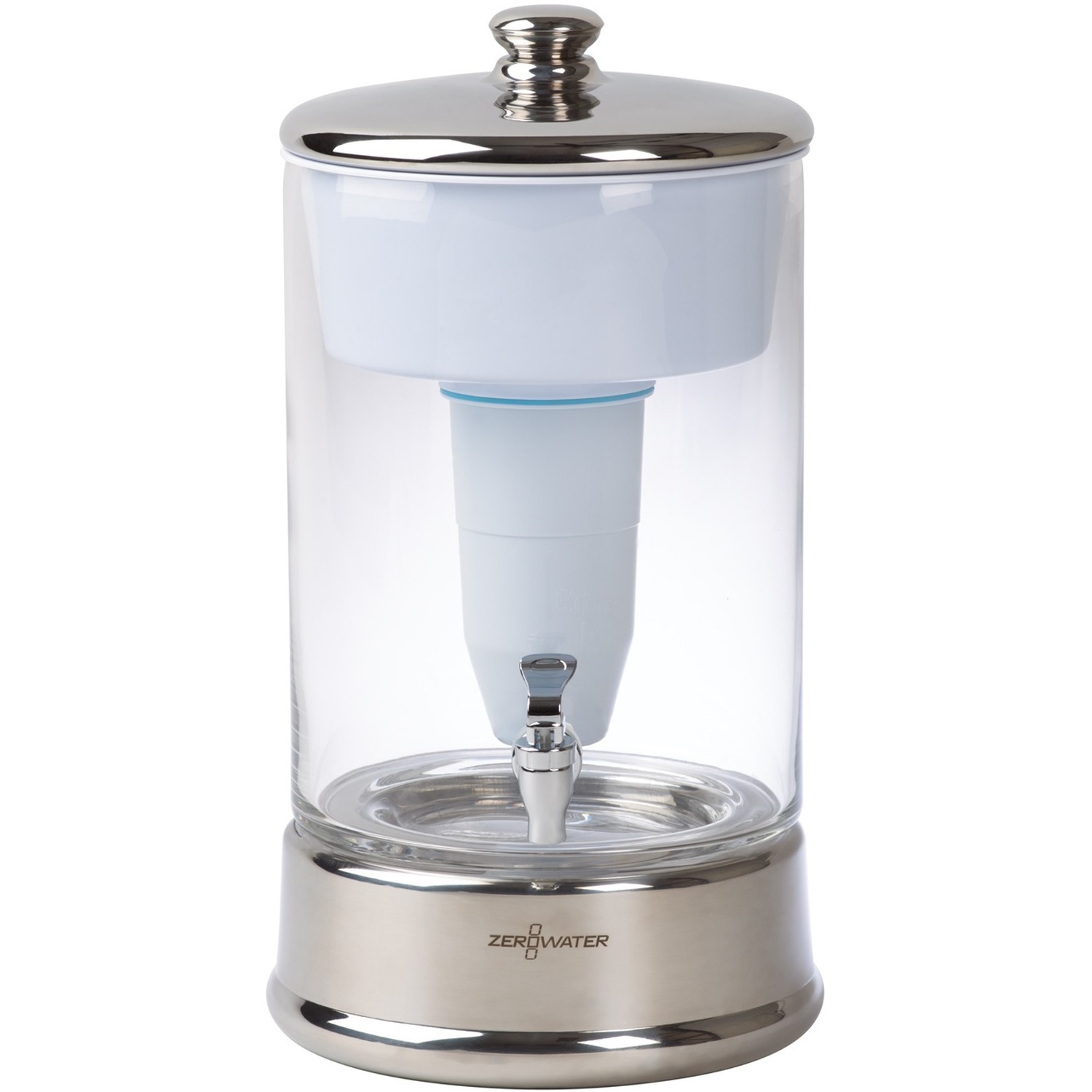 Image of ZeroWater 40-Cup9.5 Lt Glass Water Dispenser plus Filter and Free TDS Meter - Glass