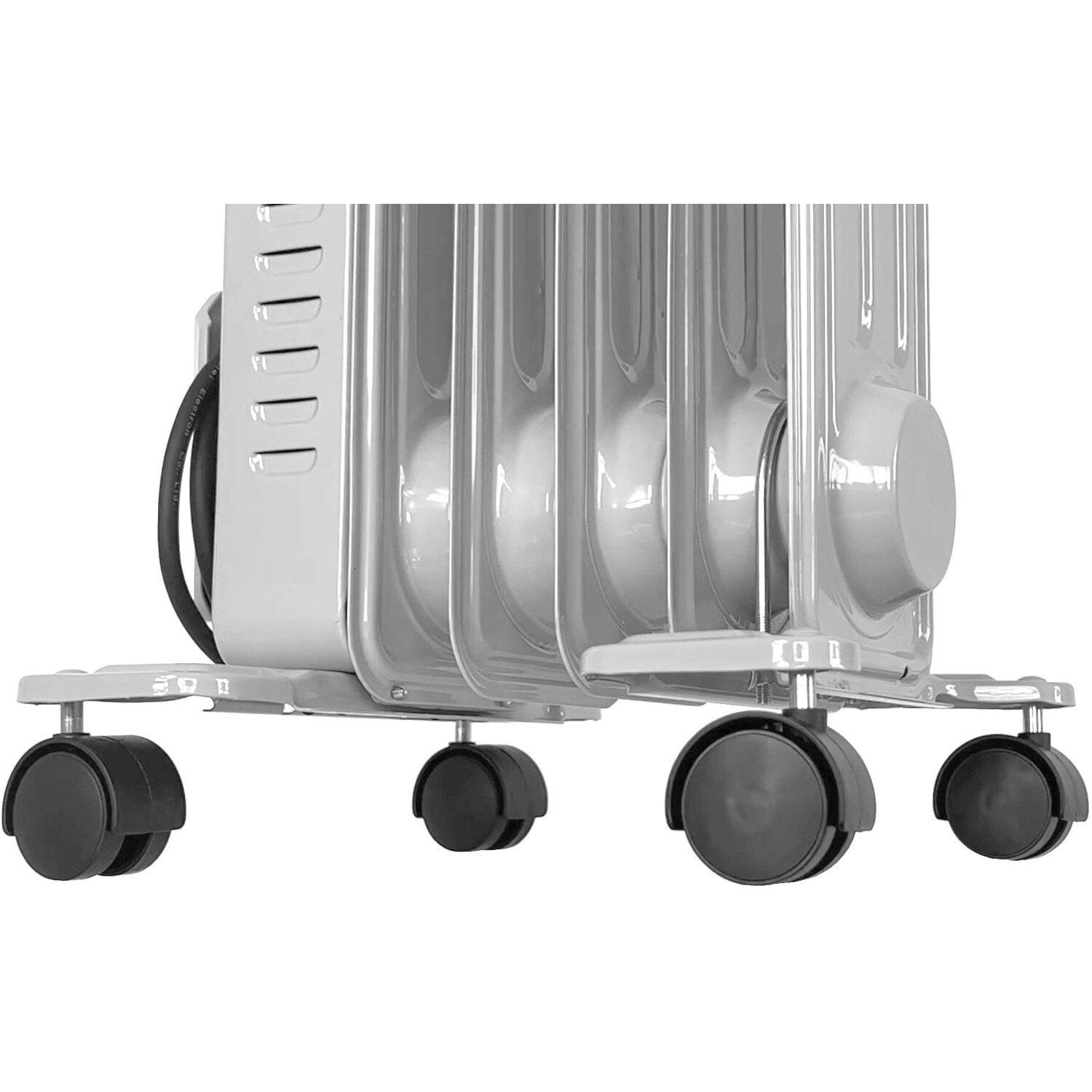Portable Radiator 1000w Oypla 1000W 5 Fin Portable Oil Filled Radiator
