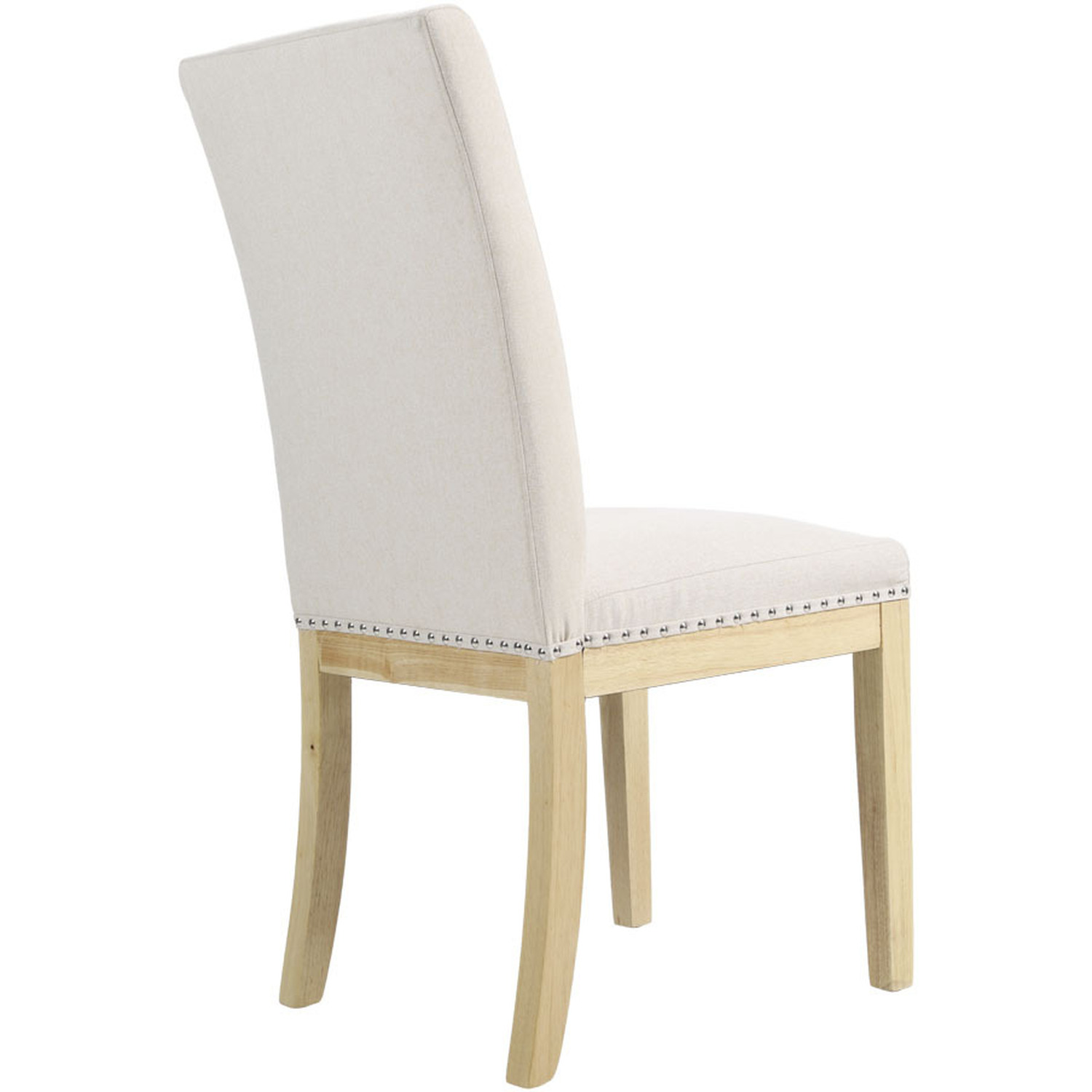 Modern Upholstered Dining Chairs Set Of 2 - Beige
