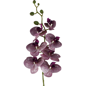 Artificial Phalaenopsis Orchid Purple Stem