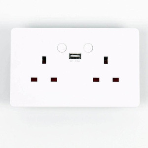 Smart Socket 13A WiFi Twin Wall Socket with USB Port, 2 Gang 13 Amp