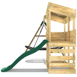 Cascades / 223cm Wooden Lookout Tower Playhouse with 6ft Slide shot 5043012