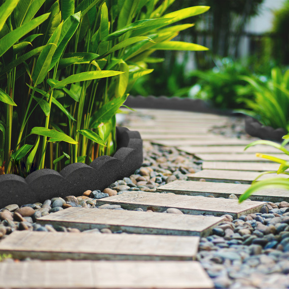 Rubber Flexi Curve Scallop Garden Border