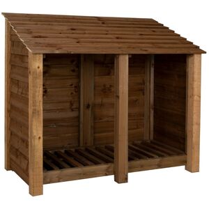 Double Bay Wooden Log Store