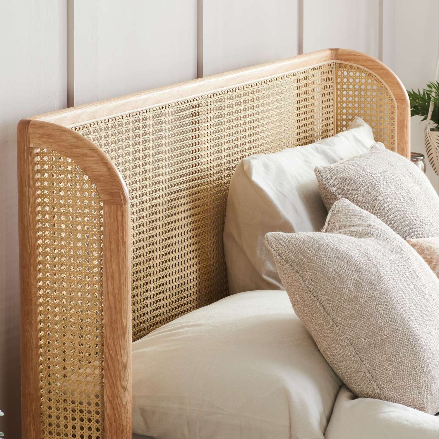 Rattan Bed Frame Birlea Venice Oak Wrap Around - Rattan King