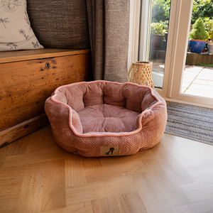 AllPetSolutions Alfie Soft Dog Bed Pink