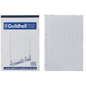 Accounts Book 8 Cash Columns