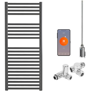 Bray Wifi Dual Fuel Heated Towel Rail, Straight