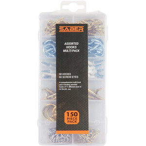 Pack of 150 Saber Multi Purpose Hooks