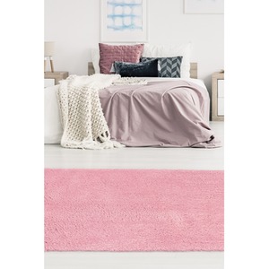 Super Soft Cosy Pink Area Rug