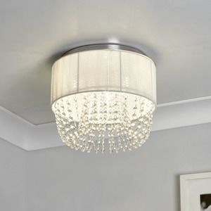 Bellano 3 Light Ceiling Flush Light White