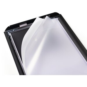 Durable Aluminium Snap Frame Retail Clip Poster Holder Notice Board  A4 Black