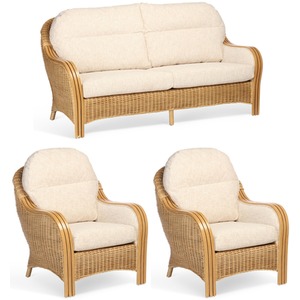 Centurion 3 Seater Suite in Cotton Cream