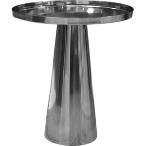 Round End Table Coffee Table for Living Room 460 x 400mm  Chrome