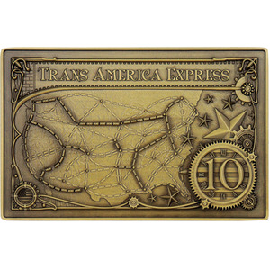 Ticket to Ride Trans America Express Collectible Metal Ingot