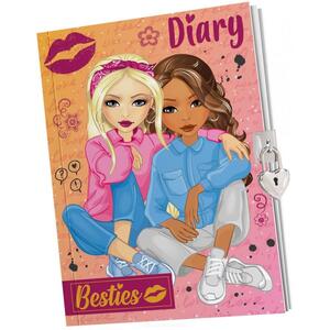 Besties A5 Diary with Key Lock