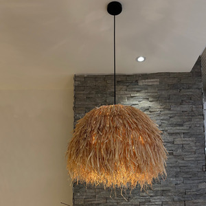 CGC Raffia Grass Pendant Lampshade