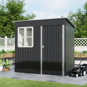 Lifeideas Metal Garden Shed with Window