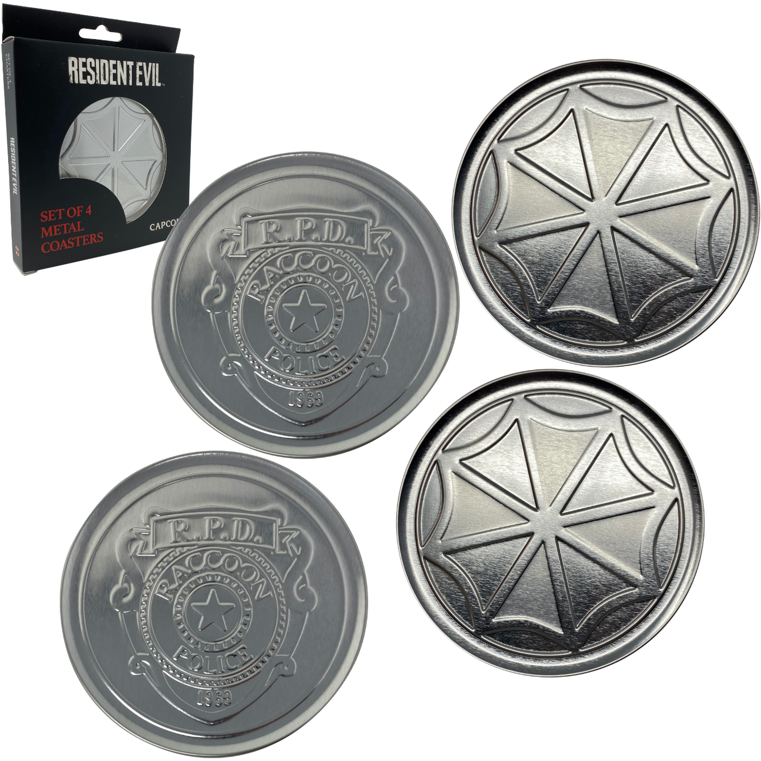 Image of Resident Evil Set of 4 Embossed&hellip;