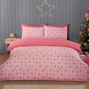 Candy Cane Bows Bedding Set