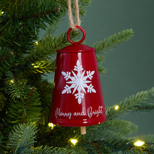 Merry and Bright Hanging Bell