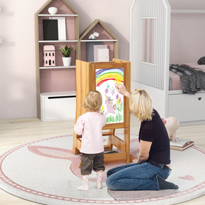 2-in-1 Toddler Kitchen Stool Helper