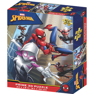 Marvel Spiderman and Ghost Prime 3D Puzzles 500 pieces